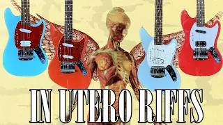 Nirvana In Utero Riffs on 4 In Utero Guitars | 30th Anniversary Playthrough