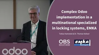 Complex Odoo implementation in a multinational specialized in locking systems, EMKA