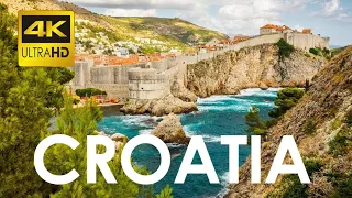 FLYING OVER CROATIA 4K UHD - Amazing Beautiful Nature Scenery with Relaxing Music for Stress Relief