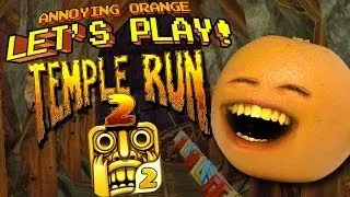 Annoying Orange Let's Play Temple Run 2!