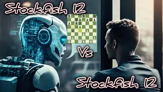 The 'Game of the Century ! Stockfish 12 win against Stockfish 12 #chess #shots #shortvideo #stock #y