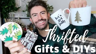 CHARITY SHOP HAUL. THRIFTED CHRISTMAS GIFT IDEAS & DIYS | MR CARRINGTON CHRISTMAS 2021. Ad