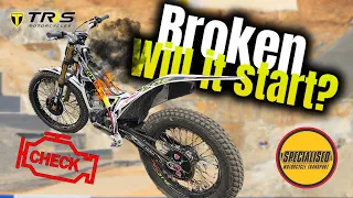 TRS 300 RR Trials bike misfire Diagnosis will it start?