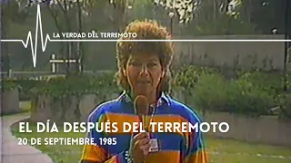 El día después del terremoto de 1985 | Entrevista a transeúntes