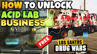 How to Unlock Acid Lab Business & Get FREE MTL Brickade (New Service Vehicle) - GTA Online Drug Wars