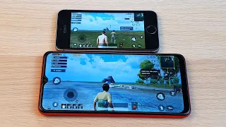 IPHONE 5S (1 GB RAM) VS SAMSUNG GALAXY A12 (3 GB RAM) - PUBG TEST