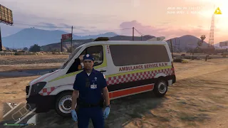 gta 5 lspdfr nsw ambulance mod {play as a paramedic}
