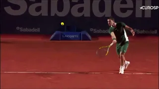 Carlos Alcaraz Drop shot｜Tennis Super Slow-Motion