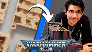 Turning PACKING INSERTS into Warhammer 40K Terrain