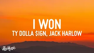 Ty Dolla $ign, Jack Harlow & 24kGoldn - I Won (Lyrics)