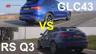 Mercedes-AMG GLC 43 vs Audi RS Q3 0 - 220 km/h SPEED