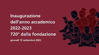 Inaugurazione dell'anno accademico 2022/2023