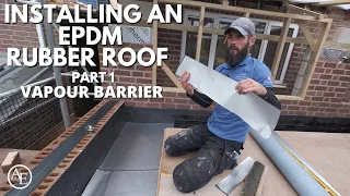 Installing an EPDM Rubber Roof (Part 1: Vapour Barrier)