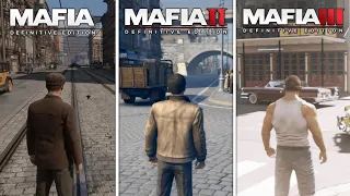 MAFIA Definitive Edition vs MAFIA 2 vs MAFIA 3 - Details and Physics Comparison