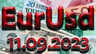 Курс евро доллар Eur Usd. Прогноз форекс 11.09. Трейдинг, торговые рекомендации. Трейдинг с нуля.