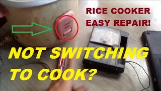 RICE COOKER REPAIR/(TAGALOG)Not Switching to Cook?