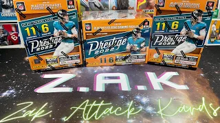 2022 Panini Prestige Football Blaster Review | Numbered Cards and Auto Pulls