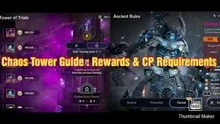 Black Desert Mobile Chaos Tower Of Trials Guide & Preparation