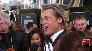 Golden Globe Red Carpet   Brad Pitt