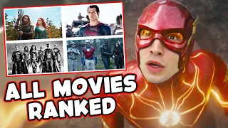Every DCEU Movie RANKED From Worst to Best! The Flash, Justice League, and More!
