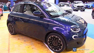 2021 Fiat 500 e La Prima - Exterior and Interior Walkaround - 2021 E Mobility show