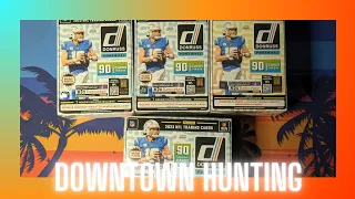 Downtown Hunting! 2023 Panini NFL Donruss Football Trading Card Blaster Box and Holiday Boxes