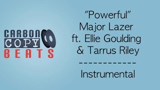 Powerful - Instrumental / Karaoke (In The Style Of Major Lazer ft. Ellie Goulding & Tarrus Riley)