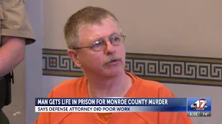 Monroe County man sentenced to life in prison for fiancee's death