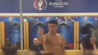 Cristiano Ronaldo Motivate Players after Final EURO 2016~Portugal vs France 1:0 UEFA EURO 2016