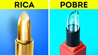 RICO VS. POBRE | TRUCOS Y DISPOSITIVOS DE BELLEZA INCREÍBLES