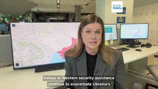 Ukraine war in maps: Russian and Ukrainian forces recently made confirmed advances near Avdiivka