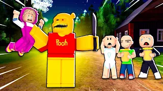 POOH STORY ALL PARTS WITH JJ, BOBBY, BOSS BABY, AND MASH | Roblox Funny Moments