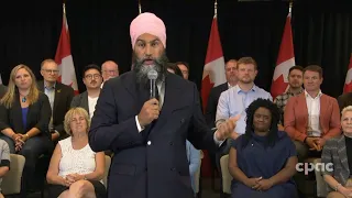 NDP Leader Jagmeet Singh addresses caucus ahead of Parliament's return – September 6, 2023