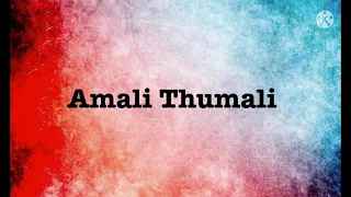 Amali Thumali song lyrics |song by Haricharan,Chinmayi & Shweta Mohan
