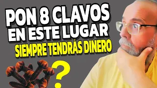 📍🍂 Cómo Con Poner 8 Clavos Aquí Nunca Te Faltará Dinero