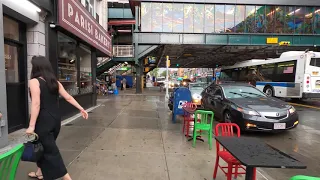 NYC Thunderstorm Rain Walk | Astoria, Queens (June 28, 2020) - ASMR