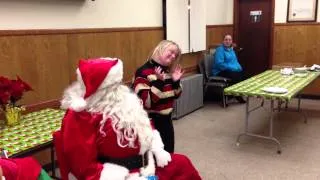 Santa Sings Happy Birthday to Ashley