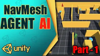 Unity NavMesh Agent Pathfinding - AI movement | Unity Tutorial For Beginner (Part - 1)