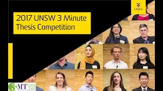 UNSW 2017 Three Minute Thesis final