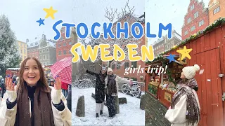 stockholm, sweden vlog | christmas markets, gamla stan, and fika