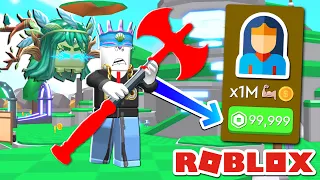 I got MAX RANK and the BEST PETS in SABER SIMULATOR... (ROBLOX)