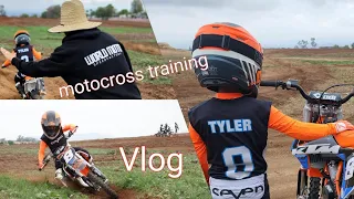 8 years old Motocross training on KTM65 SX