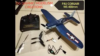 F4U Corsair WS 400 mm. Volantex RC Serie "The Legend" : esordio.