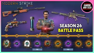 NEW SEASON 26 BATTLE PASS😍 | Modern Strike Online