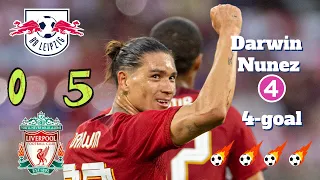 RB Leipzig vs Liverpool 0-5 & Darwin Nunez 4-goal