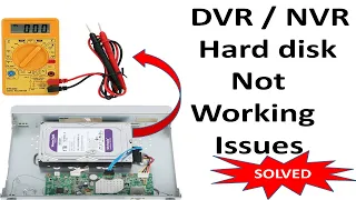 How to solve the DVR/NVR Hard disk not working issue | CCTV | Hikvision Harddisk not exist