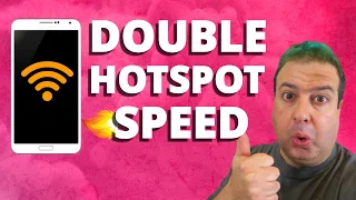 1 change DOUBLES your WiFi Mobile Hotspot Speed to increase your internet speed - TheTechieGuy