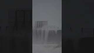 Storm Babet hits Hartlepool with 20ft Waves!