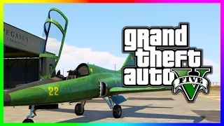 GTA 5 NEW "Western Besra" Jet! GTA 5 "Patch 1.16" San Andreas Flight School Update DLC JET! (GTA V)