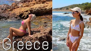 Греция, ДИКИЕ ПЛЯЖИ Аттики! Лаврион и мыс Сунион, храм Посейдона || WILD BEACHES, Greece